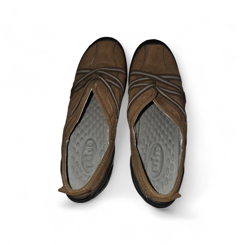 Privo by Clarks Women's Brown Leather Slip On Loafers 7.5 - Picture 4 of 9